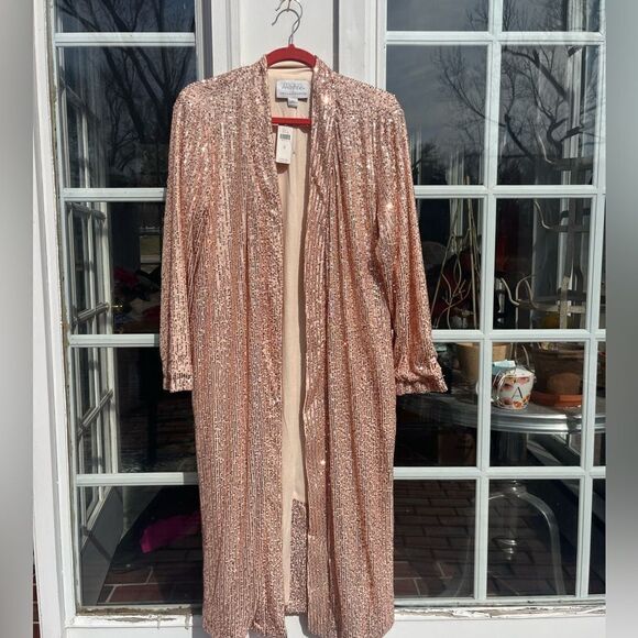 Anthropologie Mare Mare Sequin Duster NWT - Picture 8 of 13